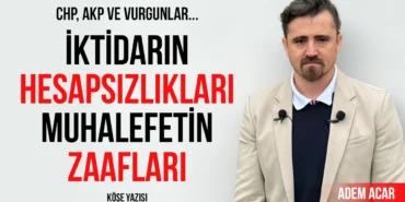adem acar belediye isarf kose yazisi